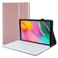 Miniatyrbillede 4 af 7: Aftagelig tablettastatur med beskyttende cover, der passer til Samsung Tab A 10.1 2019 TabletRose Gold