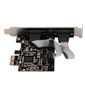Pikkukuva 3 / 7: ST32 PCI-E 2-porttiseen RS232-sarjakorttisovitin virtalähteellä WCH382L Master Chip