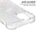 Miniatyrbild 3 av 4: Glitterfodral för iPhone 14 Pro Max, flickor, Bling Quicksand, mjuk TPU, glänsande, glittrande, flytande, vackert, genomskinligt fodral
