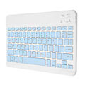 Miniatyrbillede 5 af 7: Tablet-tastaturgenveje Taster Auto Sleep Ultra Slim BT-forbindelse Bærbar trådløst tastatur til IOS Tablet Pro Mini Sky Blue