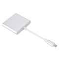 Miniatyrbillede 3 af 7: 3-i-1 Type C til HDMI+USB3.0+PD opladningskonverter Multifunktion Vedio Adapter Hub