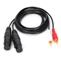 Miniatyrbillede 5 af 7: JORINDO Mikrofonkabel Dual XLR Hun til Dual RCA Balanceret Signalforbindelsesledning