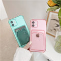 Pikkukuva 6 / 6: JUSTUP Läpinäkyvä lompakkokotelo iPhone-kotelo Läpinäkyvä korttipaikkakotelo Slim Fit Suojakuori Pehmeä TPU Iskunkestävä Lompakkokotelo iPhone 13:lle (Läpinäkyvä vaaleanpunainen)