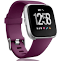 Pikkukuva 1 / 6: Älykäs rannekkeen hihna on yhteensopiva Fitbit versa -älykellojen, versa 2:n ja versa Lite se -kellojen kanssa naisille ja miehille（ Fuchsia-L）