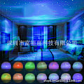 Miniatyrbillede 3 af 3: Northern Lights Aurora Projektor, 3 i 1 Nattlys med Hvid Støj, Timer, Bluetooth Højttaler, Galaxy Lys Skylight Space Lys til Loft