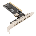 Miniatyrbillede 7 af 7: PCI til USB2.0 Intern Udvidelseskort 5 Port 480Mbps Plug and Play 4 Ekstern 1 Intern PCI Udvidelse til USB Adapter Hub