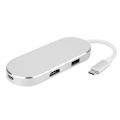 Pikkukuva 1 / 7: 6-in-1 Type-C - HDMI+USB3.0*2+PD lataus+SD+TF Hub-sovitin