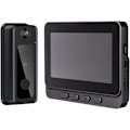 Miniatyrbillede 1 af 9: Trådløs videodørklokke - Video Intercom System Smart WiFi videodørklokke med 4,3 tommer 1080P HD-skærm/nattesyn / 170° synsvinkel