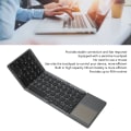 Miniatyrbilde 3 av 6: Foldbar BT-tastatur, ultratynn bærbar lommereisetastatur med følsom styreflate for smarttelefon, nettbrett og bærbar PC