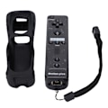 Miniatyrbilde 1 av 7: Fjernkontroll vibrasjonslydfunksjon spillhåndtak spillkonsolltilbehør med Motion Plus for Wii UBlack