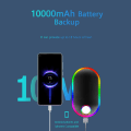 Miniatyrbillede 3 af 5: Genopladelig håndvarmer - Julegaveideer, 7 skiftende farver lys elektriske håndvarmere 10000Mah, (13-18 timer)
