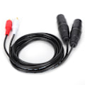 Miniatyrbillede 6 af 7: JORINDO Mikrofonkabel Dual XLR Hun til Dual RCA Balanceret Signalforbindelsesledning