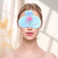 Miniatyrbild 5 av 6: Sovmasker, Söt Plysch Sovmask Lätt Justerbar Ögonskugga Fuskpäls Maskskydd för Kvinnor Män Sömn Resa Tupplur, Blå