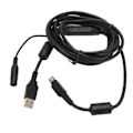 Miniatyrbilde 6 av 7: Kamera Link-kabel Profesjonell 2 i 1 Plug and Play Strømkabel Datakabel for Logitech CC2900e 3500e 2900ep 3000e 9.8ft