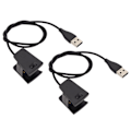 Miniatyrbilde 4 av 7: 2 stk. Smartwatch-lader USB-ladekabel ladesnor ladeadapter for Fitbit Charge 2