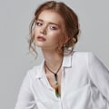 Miniatyrbillede 3 af 7: Krystal Halskæde til Mænd Kvinder Justerbar Reb Hexagonal Punkt Healing Krystal Naturlig Sten Vedhæng Halskæder Ædelsten Smykker Multi Indian Agate