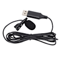 Miniatyrbillede 6 af 7: Bærbar reversmikrofon med klips på, mini reversmikrofon med USB-interface til mobiltelefoner og kameraer