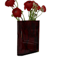 Miniatyrbillede 1 af 5: Bog Vase til Blomster Æstetisk Værelse Dekoration Kunstnerisk Kulturel Smag Dekorativ Bog Form Blomster Vase til Hjem Soveværelse Kontor Brown (White Characters)