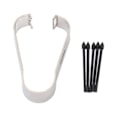 Miniatyrbilde 1 av 7: 5 stk spisser for S6 S7 S7+ for Note 10 20 5G 10+ Høysensitiv ripesikker styluspenn erstatningsspisser svart