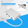 Miniatyrbilde 2 av 7: Multifunksjonell Type C Hub 5 i 1 Type C til HDmi VGA/3 * USB3.0 Dokkingstasjon