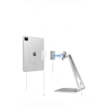 Miniatyrbilde 4 av 6: Magnetisk nettbrettstativ justerbart, universelt skrivebordsstativ, multivinkel aluminium nettbrettholder for telefoner, iPad, Samsung etc