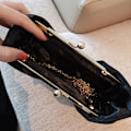 Pikkukuva 4 / 8: Iltalaukku Julkkisjuhla Clutch Iltalaukku Strassirusetti Pieni Clutch-laukku