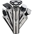 Miniatyrbild 8 av 8: Elektrisk Rakapparat för Män, Allt-i-ett Skäggtrimmerset, Skägg, Ansikte, Nästhårstrimmer Kroppsskärare, Hårtrimmer Presenter för Män (Färg: Silver)