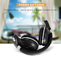 Miniatyrbilde 3 av 7: 3D-lyd effekt Foldable justerbar Over Ear Bluetooth 4.1 støyreduksjonshodetelefoner Svart