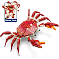 Miniatyrbillede 1 af 6: Ocean Animal Building Blocks, Deep Sea Creatures Building Toy Set til børn dreng pige krabbe(242PCS)