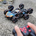 Miniatyrbillede 7 af 8: Seje 8-hjulede håndkontrollerede rc stuntbil-legetøj, gestusfølende fjernbetjening biler til drenge i alderen 6 7 8-12 13 14 år, fødselsdagsgaveideer