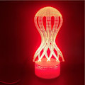 Miniatyrbilde 3 av 7: Wrecking Ball lampe 3D illusjons nattlys, fjernkontroll bordlampe, USB-lader belysning hjem dekorasjon for barn, bursdagsgave (fjernkontroll)