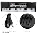 Miniatyrbilde 5 av 5: 61-tangenters bærbar elektronisk orgel barn digitalt keyboard med mikrofon musik leketøy