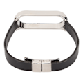 Pikkukuva 6 / 7: Vaihdettavat rannekkeet Xiaomi Mi Band 6 -älykelloon, rannekoru, lisävarusteet, musta ranneke, hopeinen kuori