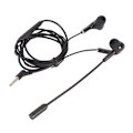 Miniatyrbillede 2 af 7: Kablet Gaming-øretelefon 3,5 mm stik Støjreducerende Stereo Justerbar Mikrofon Spil-øretelefoner til PS4 til Xbox One PC Bærbar