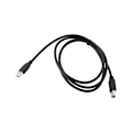 Pikkukuva 1 / 7: 1,8 m USB 3.0 -tyyppi A -uros B -uros -datakaapeli tulostimelle, skannerille, suuri nopeus, musta, uusi