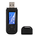 Miniatyrbilde 6 av 7: USB Bluetooth 5.0 Adapter Bluetooth Audio Receiver Transmitter med LCD-skjerm 3,5 mm AUX Svart