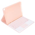 Miniatyrbillede 2 af 7: Tastatur Etui 10in Rund Keycap Touch Trådløse Keypads med Silikone Etui til IOS Tablet/Air10.5/Pro10.5Pink
