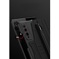 Miniatyrbillede 5 af 6: Til Samsung Galaxy Z Fold 3 Etui Beskyttelse af hængsel, med S Pen-holder, Luksus læder Hybrid Hard PC indbygget glas Flip Kickstand Etui