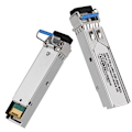 Miniatyrbillede 5 af 7: SFP-FE-LH80-SM1550-BIDI 80KM 100MB Single-mode Single Fiber Transceiver Optical Module