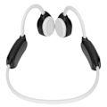 Pikkukuva 6 / 7: Langattomat Bluetooth-luujohtokuulokkeet, stereokuulokkeet mikrofonilla juoksuun, urheiluun, valkoinen