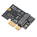 Miniatyrbilde 3 av 7: M.2 til PCIE X1 Adapterkort Høyhastighets dataoverføring Pluggbar M.2 til PCI Express X1 Mini Adapterkort for stasjonær PC