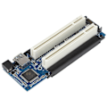 Miniatyrbild 3 av 7: Dual Full Size Mini PCIe till PCI Slot Expansionsadapter Extern Capture Card