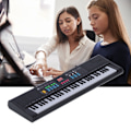 Miniatyrbillede 4 af 7: Keyboard Piano Instrument 61 Tangenter Elektrisk Digital Multifunktionel med Mikrofon MQ6186