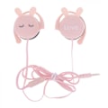 Pikkukuva 8 / 10: Piirrettyjä kuulokkeita 3D eläin kani nappikuulokkeet, söpöt handsfree-kuulokkeet mikrofonilla ja langalliset 3,5 mm Apple Samsung HTC Android -älypuhelimille