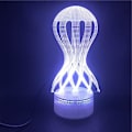 Miniatyrbilde 5 av 7: Wrecking Ball lampe 3D illusjons nattlys, fjernkontroll bordlampe, USB-lader belysning hjem dekorasjon for barn, bursdagsgave (fjernkontroll)