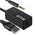 Miniatyrbild 1 av 7: Digital till analog optisk kabel 3,5 mm till RCA USB-omvandlare Hdmi-adapter Aux Coax Box Video USB Spdif Slink Dac för digital Dac Tv