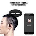 Pikkukuva 4 / 7: Langaton Bluetooth In-ear Stereo -kuuloke Hands Free Sport -kuuloke (musta ja punainen)