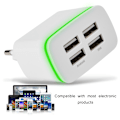 Miniatyrbilde 7 av 7: Universell 4-porters USB-lader laderhode for smarttelefon nettbrett