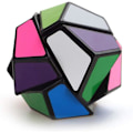 Pikkukuva 4 / 6: 2-kerroksinen 2x2 Megaminx Kuutio Tarra 2×2 Viisikulmainen Dodekaedri Nopeus Kuutio Puzzle Lelut Aivot Teaserit