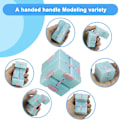 Miniatyrbilde 2 av 7: Infinitycube Fidget Leke Stressavlastende Fidgeting Spill for Barn og Voksne, Søt Lommestørrelse Unik Gadget for Angstlindring og Drep Tid Blue